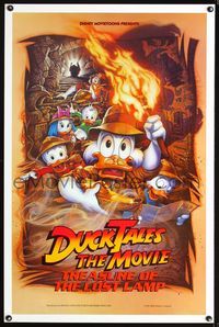 5x277 DUCKTALES: THE MOVIE DS 1sh '90 Walt Disney, Scrooge McDuck, cool adventure art!