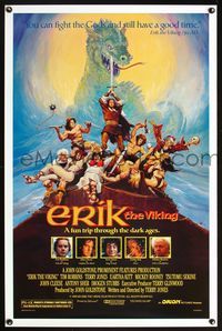 5x308 ERIK THE VIKING 1sh '89 Tim Robbins in the title role w/John Cleese, Terry Jones directed!