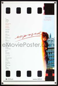 5x318 EXPOSED 1sh '83 image of model Nastassia Kinski, cool exposed film poster design!