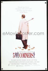 5x355 FIVE CORNERS 1sh '87 Jodie Foster, Tim Robbins, there ain't no Indians in the Bronx!