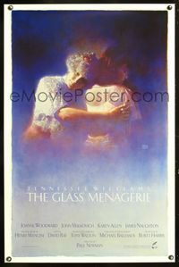 5x404 GLASS MENAGERIE int'l 1sh '87 Tennessee Williams play, Joanne Woodward, Sano art!