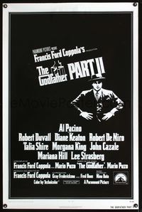 5x407 GODFATHER PART II int'l 1sh '74 Al Pacino in Francis Ford Coppola classic crime sequel!