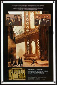 5x575 ONCE UPON A TIME IN AMERICA 1sh '84 Robert De Niro, James Woods, directed by Sergio Leone!