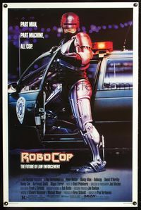 5x631 ROBOCOP 1sh '87 Paul Verhoeven classic, Peter Weller is part man, part machine, all cop!