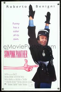 5x678 SON OF THE PINK PANTHER int'l DS 1sh '93 Roberto Benigni, funny has a color all its own!
