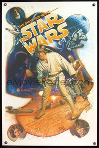 5x691 STAR WARS THE FIRST TEN YEARS Kilian 1sh '87 signed & numbered by Drew Struzan, 1203/3000!