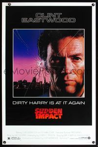 5x703 SUDDEN IMPACT 1sh '83 Clint Eastwood is at it again as Dirty Harry, great image!