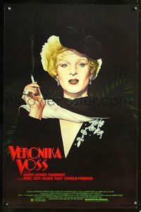 5x749 VERONIKA VOSS 1sh '82 Die Sehnsucht der Veronika Voss, Rainer Werner Fassbinder!