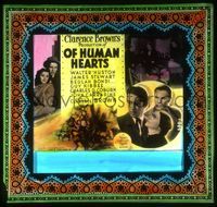 5y085 OF HUMAN HEARTS glass slide '38 young James Stewart in the Civil War, Walter Huston