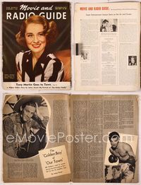 5y057 MOVIE & RADIO GUIDE magazine September 14-20 1940, portrait of Norma Shearer from Escape!