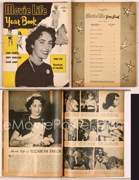 5y059 MOVIE LIFE YEARBOOK magazine 1951, many images from the life of Elizabeth Taylor!