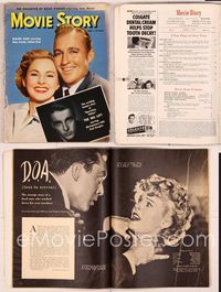 5y040 MOVIE STORY magazine April 1950, portraits of Coleen Gray, Bing Crosby & Montgomery Clift!