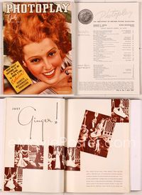 5y022 PHOTOPLAY magazine July 1937, super c/u of pretty Jeanette MacDonald by George Hurrell!