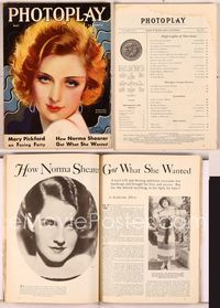 5y012 PHOTOPLAY magazine May 1931, sexy art portrait of Marlene Dietrich by Earl Christy!
