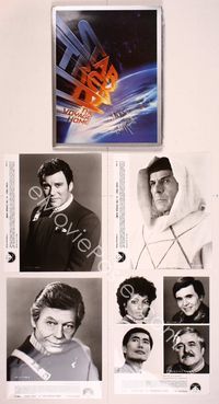 5y144 STAR TREK IV presskit '86 Leonard Nimoy, William Shatner, Nichelle Nichols, George Takei