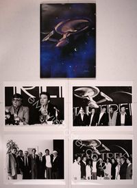 5y143 STAR TREK presskit '79 cool different art of the Enterprise + candid stills of top stars!