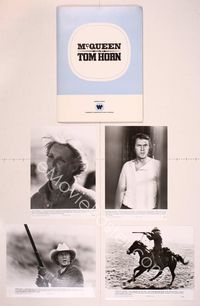 5y152 TOM HORN presskit '80 they couldn't bring enough men to bring Steve McQueen down!