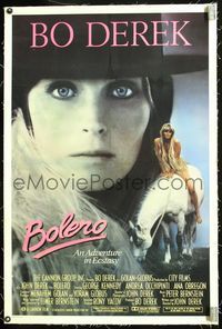 5z049 BOLERO linen 1sh '84 sexiest naked Bo Derek on horseback, an adventure in ecstasy!
