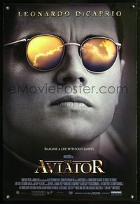 6b052 AVIATOR DS 1sh '04 Martin Scorsese directed, Leonardo DiCaprio as Howard Hughes!
