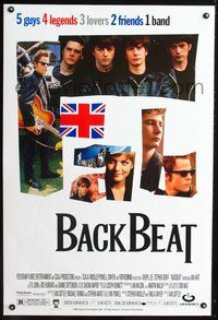 6b053 BACKBEAT 1sh '94 Iain Softley directed, Stephen Dorff, The Beatles before they were famous!