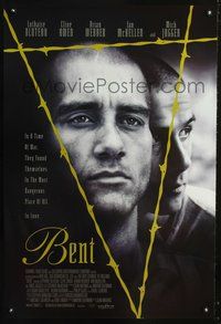 6b074 BENT DS 1sh '97 Sean Mathias directed, Clive Owen in gay holocaust drama!
