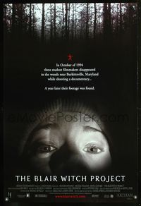 6b080 BLAIR WITCH PROJECT 1sh '99 Daniel Myrick & Eduardo Sanchez horror cult classic!