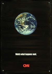 6b108 CNN WATCH WHAT HAPPENS NEXT 1sh '80s CNN, image of the Earth from space!