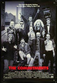 6b109 COMMITMENTS 1sh '91 Alan Parker, Irish rock, they were willing to risk it all!