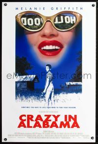 6b114 CRAZY IN ALABAMA DS int'l 1sh '99 image of Melanie Griffith, directed by Antonio Banderas!