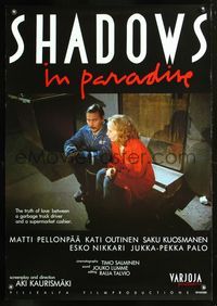 6b333 SHADOWS IN PARADISE English 1sh '86 Aki Kaurismaki's Varjoja paratiisissa!