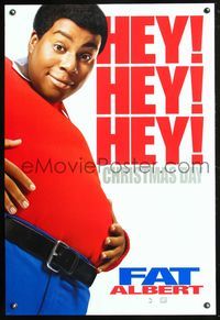 6b151 FAT ALBERT DS teaser style A 1sh '04 Kenan Thompson, from the comedic mind of Bill Cosby!