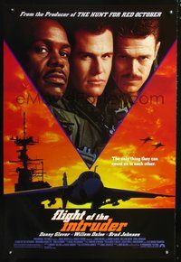 6b162 FLIGHT OF THE INTRUDER DS 1sh '91 Danny Glover, Willem Dafoe, Brad Johnson, Stephen Coonts!