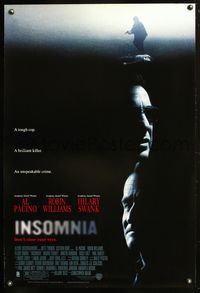 6b218 INSOMNIA DS 1sh '02 Al Pacino, Robin Williams, a tough cop, a brilliant killer!