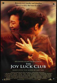6b223 JOY LUCK CLUB DS 1sh '93 novel by Amy Tan, Kieu Chinh, Wayne Wang directed!