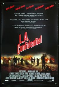 6b236 L.A. CONFIDENTIAL reviews 1sh '97 Kevin Spacey, Russell Crowe, Danny DeVito, Kim Basinger!