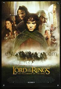 6b245 LORD OF THE RINGS: THE FELLOWSHIP OF THE RING DS advance 1sh '01 J.R.R. Tolkien, Peter Jackson