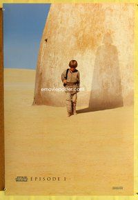 6b292 PHANTOM MENACE DS style A teaser 1sh '99 George Lucas, Star Wars Episode I!