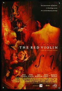 6b310 RED VIOLIN 1sh '98 Greta Scacchi, Jason Flemyng, Le Violon Rouge!