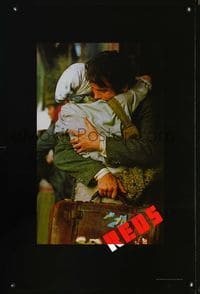 6b311 REDS 1sh '81 Warren Beatty as John Reed & Diane Keaton in Russia!