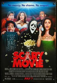 6b329 SCARY MOVIE DS advance 1sh '00 Wayans horror screwball spoof, no mercy, no shame, no sequel!