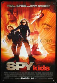 6b350 SPY KIDS DS advance 1sh '01 Antonio Banderas, directed by Robert Rodriguez!