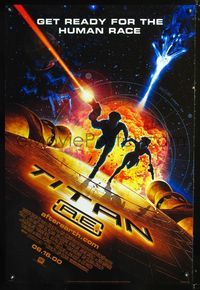 6b368 TITAN A.E. DS advance style B 1sh '00 Don Bluth sci-fi cartoon, Drew Barrymore, Jim Breuer