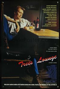 6b023 TREES LOUNGE signed 1sh '96 by Steve Buscemi, dark comedy, a search for who knows what!
