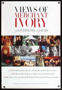 6b391 VIEWS OF MERCHANT IVORY 1sh '90s Paul Newman, Hugh Grant, Anthony Hopkins!