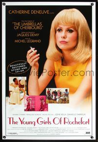 6b409 YOUNG GIRLS OF ROCHEFORT DS 1sh R96 Jacques Demy & Agnes Varda, Catherine Deneuve!
