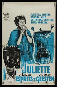 6c633 JULIET OF THE SPIRITS Belgian '65 Federico Fellini's Giulietta degli Spiriti!