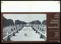6c642 LAST YEAR AT MARIENBAD Belgian '62 Alain Resnais' L'Annee derniere a Marienbad, cool image!