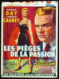 6c651 LOVE ME OR LEAVE ME stage Belgian '55 full-length art of sexy Doris Day, James Cagney!