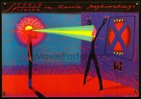 6c468 KAROL IRZYKOWSKI FILM STUDIO 10th ANNIVERSARY Polish 26.5x38 '97 Roman Kalarus art!