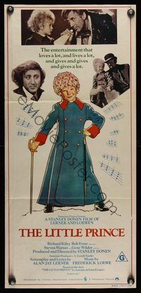6d302 LITTLE PRINCE Aust daybill '74 Amsel art of classic Antoine de Saint-Exupery character!